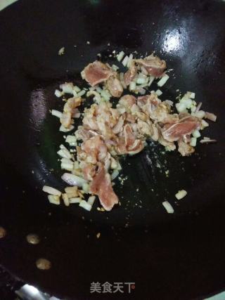 白玉菇炒肉片的做法步骤：2