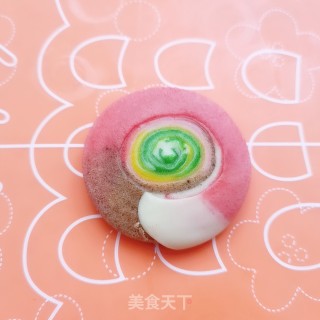 彩虹蛋黄酥的做法步骤：23