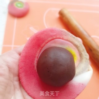 彩虹蛋黄酥的做法步骤：25