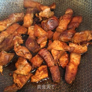 腐竹烧肉的做法步骤：4