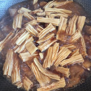 腐竹烧肉的做法步骤：6