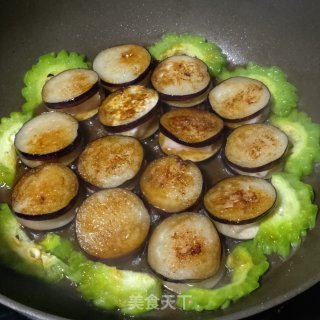 虾滑酿茄子的做法步骤：3