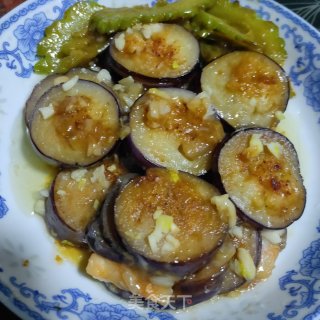 虾滑酿茄子的做法步骤：5