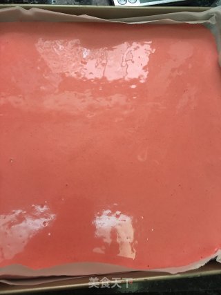 红丝绒蛋糕卷的做法步骤：9