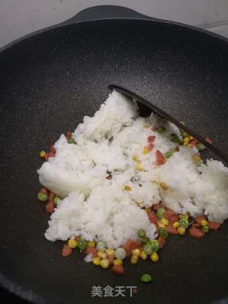 流心蛋包饭的做法步骤：3