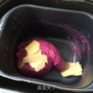 火龙果麻薯欧包的做法步骤：4