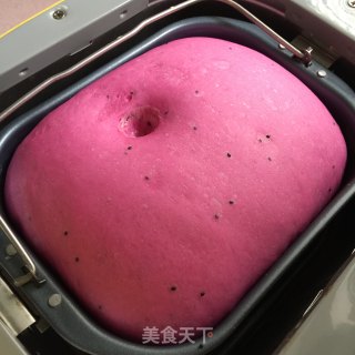 火龙果麻薯欧包的做法步骤：10