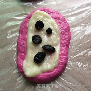 火龙果麻薯欧包的做法步骤：15