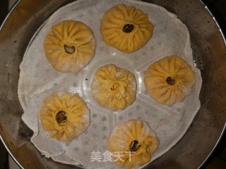 酸菜春笋肉末馅儿老南瓜皮儿大包子的做法步骤：12