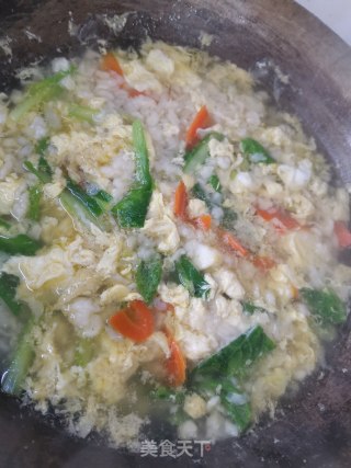 青菜鸡蛋疙瘩汤的做法步骤：11