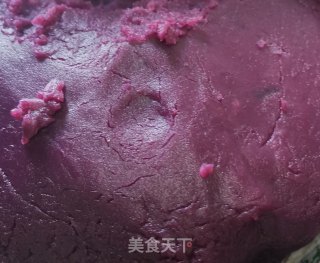 青团—纯手工超级拉丝的芝士紫薯青团的做法步骤：16