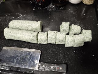 鲜艾叶糯米糍的做法步骤：3