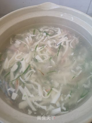 火腿豆腐羹的做法步骤：6
