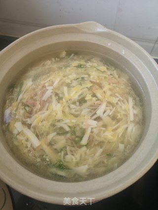 火腿豆腐羹的做法步骤：7
