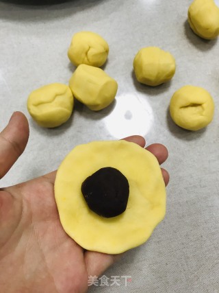 刺猬南瓜包的做法步骤：9