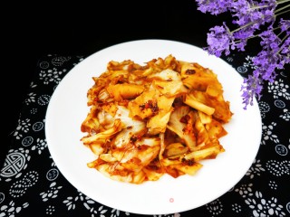 香辣手撕包菜干豆腐的做法步骤：10
