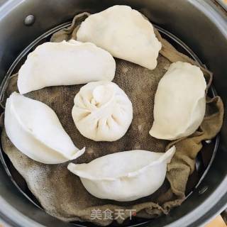 萝卜大蒸饺的做法步骤：6