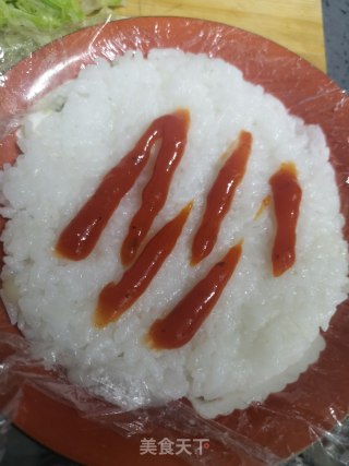 紫菜米堡的做法步骤：3