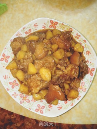 土豆猪脚肉的做法步骤：9