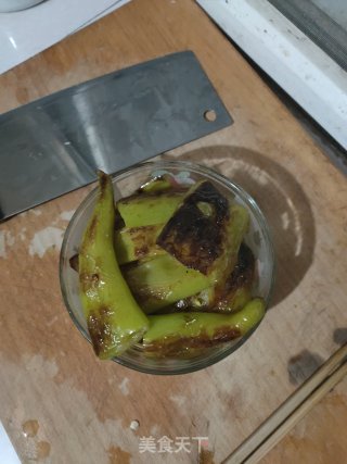 下饭菜煎辣椒的做法步骤：5
