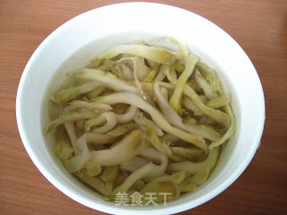 白萝卜炒榨菜的做法步骤：3