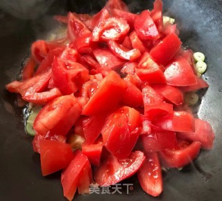 虾滑鸡蛋时蔬面的做法步骤：5
