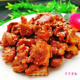 无油版糖醋排骨的做法步骤：8