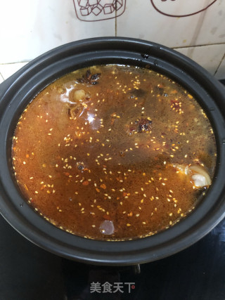 砂锅猪手焖黄豆的做法步骤：10