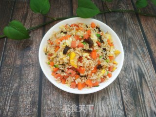 什锦炒饭的做法步骤：11