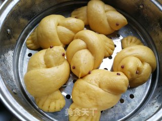 红薯小鸟馒头的做法步骤：9