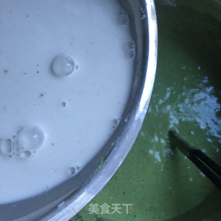 菠菜汁凉皮的做法步骤：6