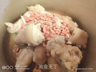 花生炖猪脚的做法步骤：3