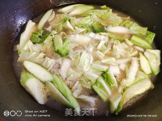 丝瓜肉丝白菜汤的做法步骤：4