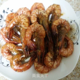 蒜蓉黑虎虾的做法步骤：6