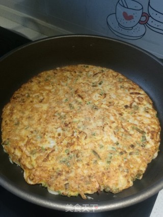 白菜煎饼的做法步骤：7