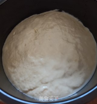酒酿蔓越莓发糕的做法步骤：6