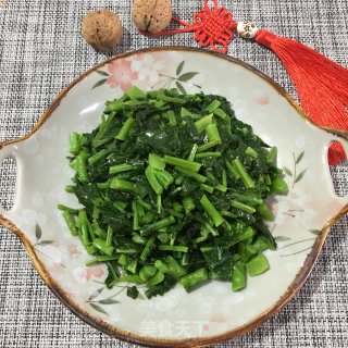 清炒芥兰菜的做法步骤：6