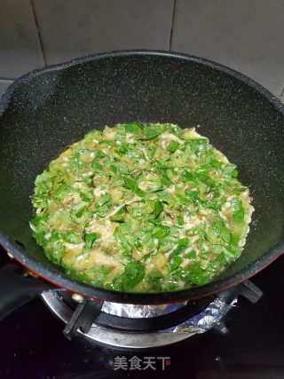 薄荷肉末鸡蛋饼的做法步骤：4
