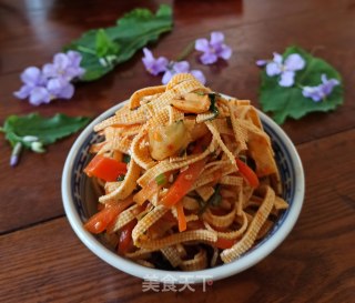香辣豆皮的做法步骤：8