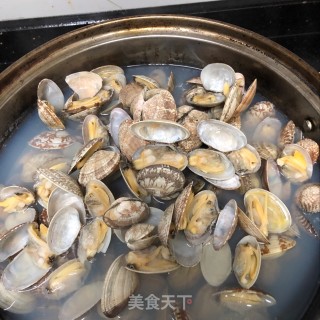 辣炒花甲的做法步骤：2