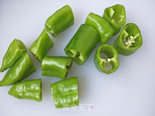 “ 肉菜 ”尖椒酿肉的做法步骤：3