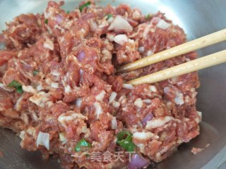 “ 肉菜 ”尖椒酿肉的做法步骤：5