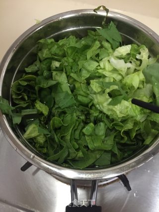 生菜香油汤的做法步骤：5