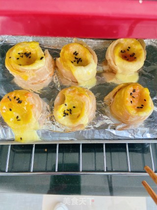 香蕉酥（手抓饼版简单）的做法步骤：6