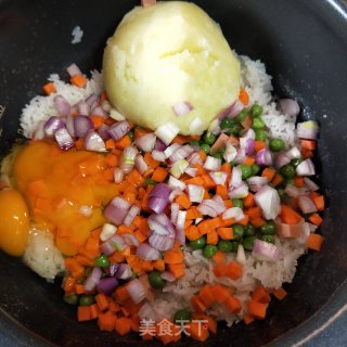 咖喱土豆小饭团的做法步骤：5