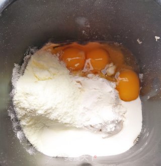 巧克力大理石花纹吐司面包的做法步骤：2