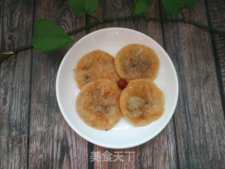 苹果芝麻糯米饼的做法步骤：12