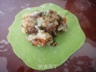 菠菜烧卖。的做法步骤：14