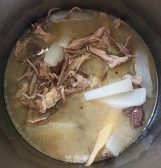 萝卜鸭三件汤的做法步骤：9