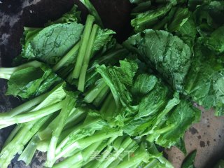春菜鸡骨汤的做法步骤：3